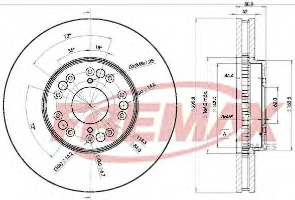 FREMAX BD2611 Тормозной диск