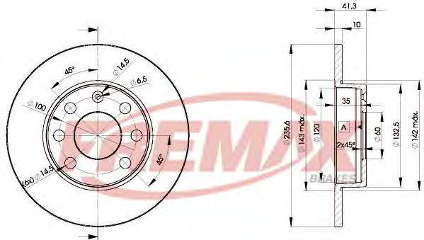 FREMAX BD6193 Тормозной диск