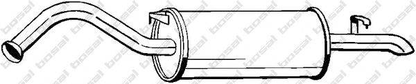 BOSAL 278951 Глушитель выхлопных газов конечный