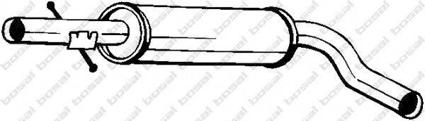 BOSAL 105109 Средний глушитель выхлопных газов