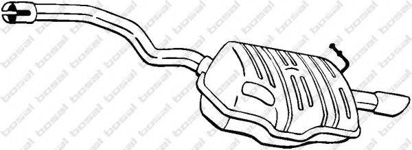 BOSAL 105511 Глушитель выхлопных газов конечный