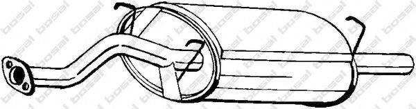 BOSAL 163739 Глушитель выхлопных газов конечный