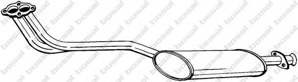 BOSAL 285165 Предглушитель выхлопных газов
