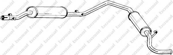 BOSAL 284469 Глушитель выхлопных газов конечный