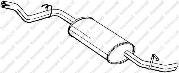 BOSAL 281135 Глушитель выхлопных газов конечный