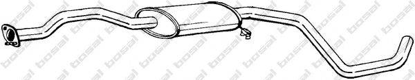 BOSAL 285847 Средний глушитель выхлопных газов
