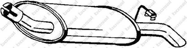 BOSAL 154075 Глушитель выхлопных газов конечный