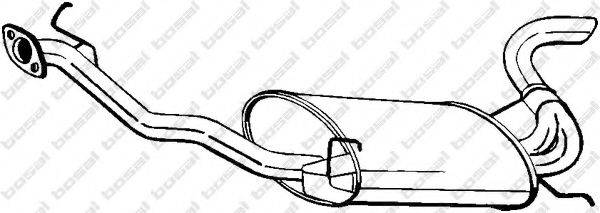 BOSAL 279585 Глушитель выхлопных газов конечный