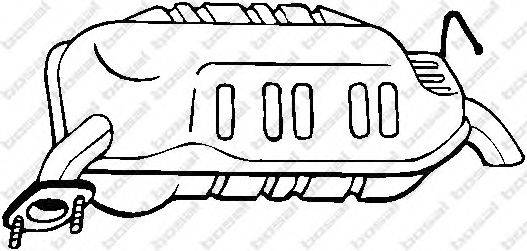 BOSAL 171635 Глушитель выхлопных газов конечный