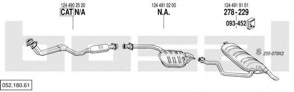 BOSAL 05218061 Система выпуска ОГ