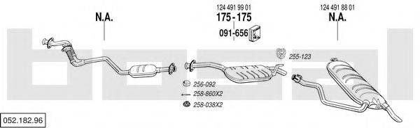 BOSAL 05218296 Система выпуска ОГ