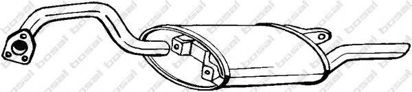 BOSAL 177157 Глушитель выхлопных газов конечный