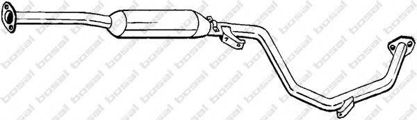 BOSAL 286157 Средний глушитель выхлопных газов
