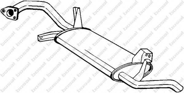 BOSAL 177105 Глушитель выхлопных газов конечный