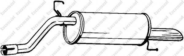 BOSAL 185181 Глушитель выхлопных газов конечный