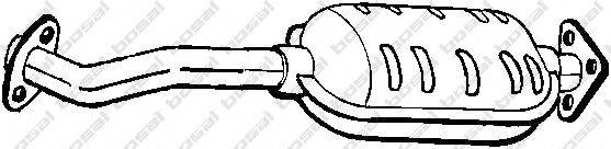 BOSAL 185139 Средний глушитель выхлопных газов