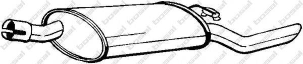 BOSAL 185237 Глушитель выхлопных газов конечный
