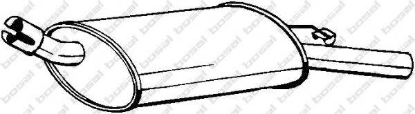 BOSAL 185161 Глушитель выхлопных газов конечный