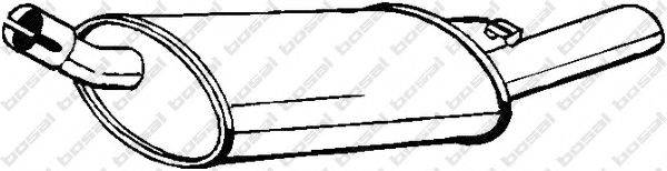 BOSAL 185235 Глушитель выхлопных газов конечный