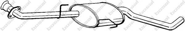 BOSAL 283755 Средний глушитель выхлопных газов