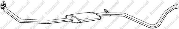 BOSAL 291891 Средний глушитель выхлопных газов