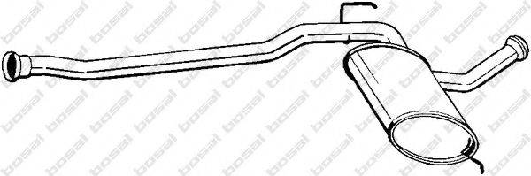 BOSAL 279523 Средний глушитель выхлопных газов