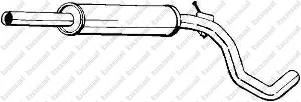 BOSAL 233603 Средний глушитель выхлопных газов