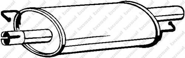 BOSAL 233577 Средний глушитель выхлопных газов