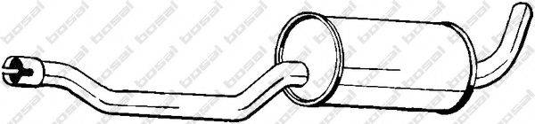 BOSAL 278517 Средний глушитель выхлопных газов