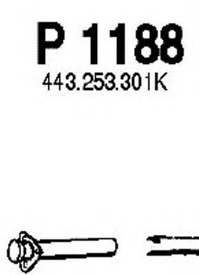 FENNO P1188 Труба выхлопного газа