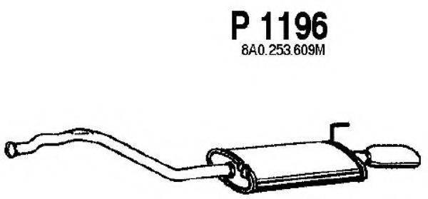 FENNO P1196 Глушитель выхлопных газов конечный