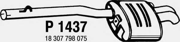 FENNO P1437 Глушитель выхлопных газов конечный