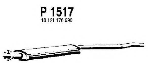 FENNO P1517 Средний глушитель выхлопных газов