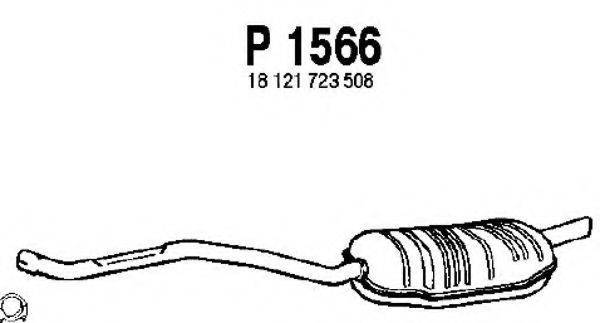 FENNO P1566 Глушитель выхлопных газов конечный