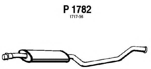 FENNO P1782 Средний глушитель выхлопных газов