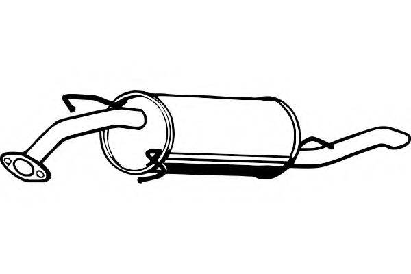 FENNO P1957 Глушитель выхлопных газов конечный