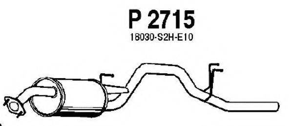 FENNO P2715 Глушитель выхлопных газов конечный