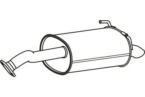 FENNO P2764 Глушитель выхлопных газов конечный