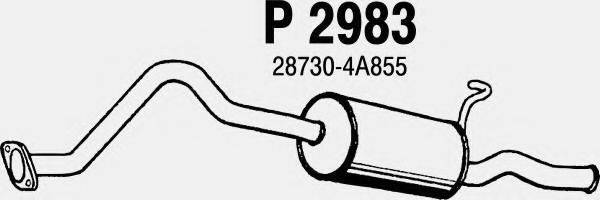 FENNO P2983 Глушитель выхлопных газов конечный
