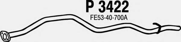 FENNO P3422 Труба выхлопного газа