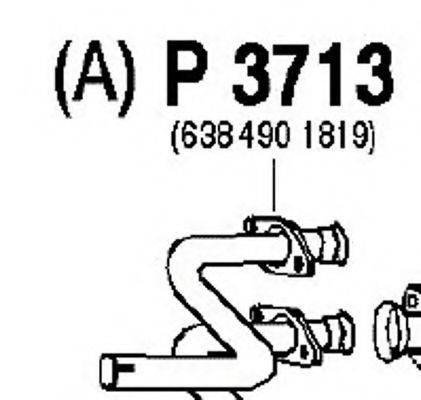 FENNO P3713 Труба выхлопного газа