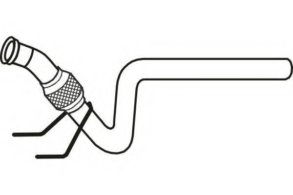 FENNO P3783 Труба выхлопного газа