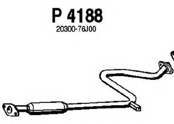 FENNO P4188 Средний глушитель выхлопных газов