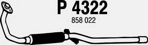 FENNO P4322 Труба выхлопного газа