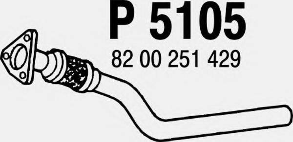 FENNO P5105 Труба выхлопного газа