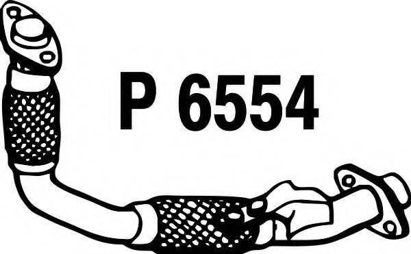 FENNO P6554 Труба выхлопного газа