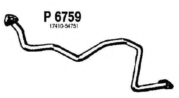 FENNO P6759 Труба выхлопного газа