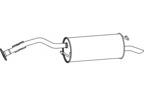 FENNO P6994 Глушитель выхлопных газов конечный