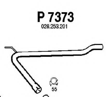 FENNO P7373 Труба выхлопного газа