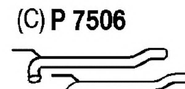 FENNO P7506 Труба выхлопного газа